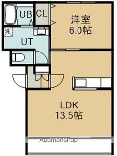 ラ プレイアディ【3階】の間取り